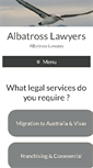 Mobile Screenshot of albatrosslawyers.com