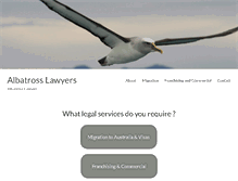 Tablet Screenshot of albatrosslawyers.com